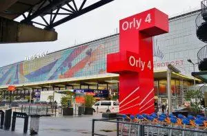 Terminal 4 at the Paris Orly airport (ORY) near Paris, France.