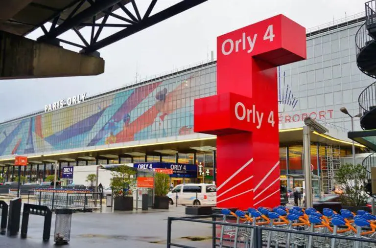 Terminal 4 at the Paris Orly airport (ORY) near Paris, France.