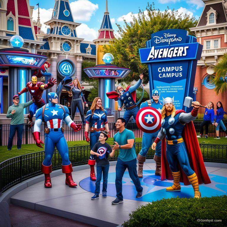 New attractions in the world of the Avengers at Disneyland AI